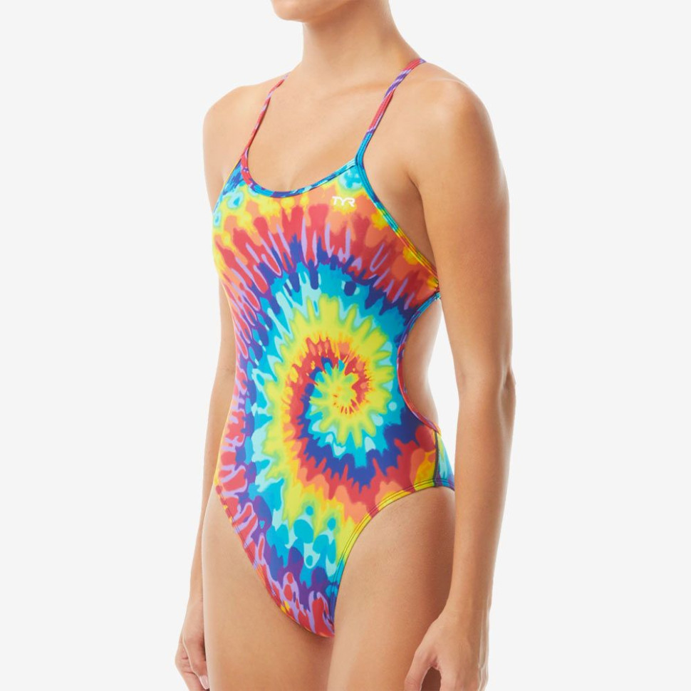 Купальник слитный TYR Bohemian Crosscutfit Tieback