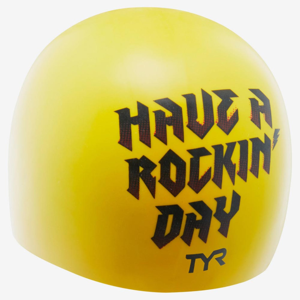 Шапочка силиконовая TYR ROCKER SWIM CAP 