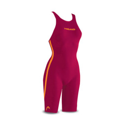 Купальник HEAD LIQUIDFIRE WIZ KNEE SUIT - OPEN BACK, для соревнований