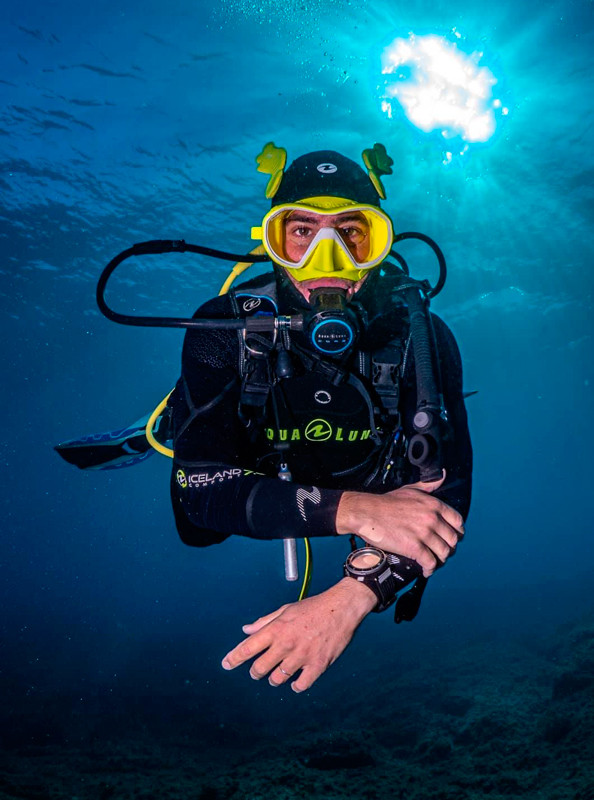 Маска для дайвинга и плавания Plazma Aqua Lung