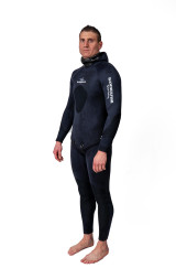 Куртка для подводной охоты 9 мм HAMMERFISH STRONG BLACK, открытая пора