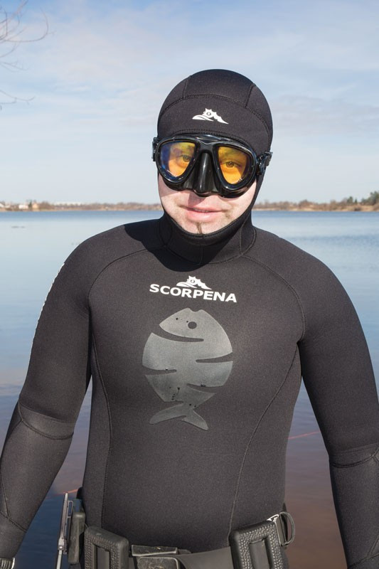 Маска Scorpena K, с контрастными линзами 