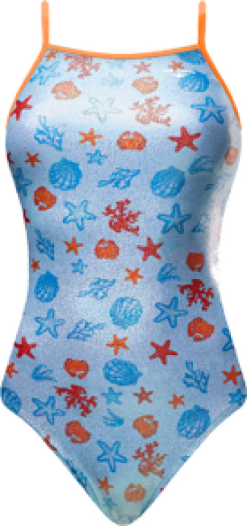 Купальник слитный The Finals Under The Sea Foil Flutterback